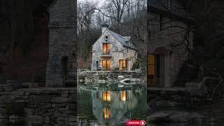 Stone house lakehomes travel housearchitecture [upl. by Sayed]