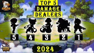 Top 5 Best Damage DealersDPS For 2024  Hero Wars Mobile Alliance [upl. by Fanchon262]