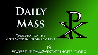 Daily Mass Thursday September 26 2024 [upl. by Ultan]