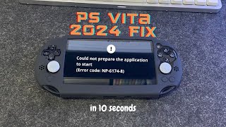 PS Vita  Could not prepare the application to start NP61748  Easy Fix 2024 [upl. by Daza]