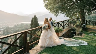 Our FAIRY TALE Italy Wedding at Castello di Rossino  Nicholas  Amanda [upl. by Nautna]