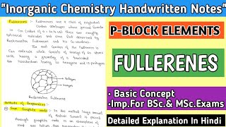 FULLERENES  Method of Preparation  Structure Of Fullerenes PBLOCK ELEMENTS inorganicchemistry [upl. by Dowell166]