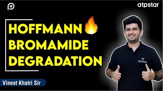 Hoffmann bromamide reaction Trick  IIT JEE amp NEET Organic Chemistry  VK Sir  ATP STAR Kota [upl. by Notrub]