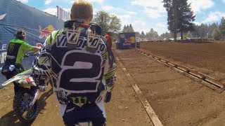 GoPro HD Ryan Villopoto Full Moto 2  Washougal MX Lucas Oil Pro Motocross Championship 2013 [upl. by Weyermann535]