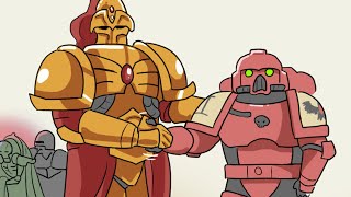 Points To Blood Ravens  Warhammer 40k Comic Dub [upl. by Soisinoid]