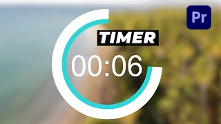 Countdown Timer Erstellen In Premiere Pro CC Tutorial [upl. by Melak866]