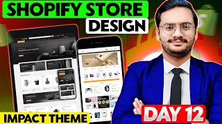 Shopify Store Design Theme Customization  Shopify Store Designing 2024 [upl. by Korney411]