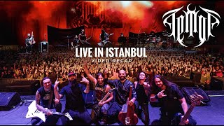 TEMOR video Recap from Istanbul  Live with IN FLAMES temor inflames [upl. by Tennek384]