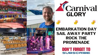 Carnival Glory Embarkation Day  Carnivals Cheapest Cruise out of Port Canaveral [upl. by Neerom742]