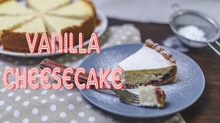 Ванильный чизкейк с вишнейVanilla Cheesecake Рецепты от Easy Cook [upl. by Burrell165]