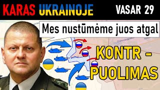 Vas 29 Ukrainos Pajėgos SUGRIAUNA RUSŲ PLANUS SUŽLUGDYTI ŠIAURINĮ FLANGĄ  Karas Ukrainoje Apžvalga [upl. by Reisinger]