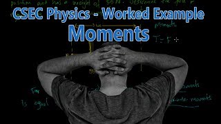 CSEC Physics  Principle of Moments Worked Example  Junior Roberts [upl. by Artemus]