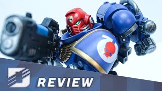 JoyToy Warhammer 40K Ultramarines Hellblasters Sergeant Ulaxes Unboxing Review [upl. by Nemlaz]