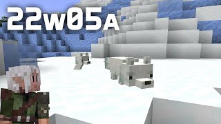 Whats New in Minecraft Snapshot 22w05a Fixed Water and Saved Foxes [upl. by Nytsud185]