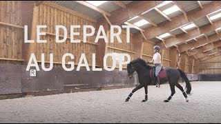 TUTO EQUITATION4 🐴  Le départ au galop [upl. by Wyatan]