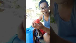 how to convert manual pump sprayer to 12v dc water pump w diy foot valve fypppppppppppppppppppppp [upl. by Ueih]