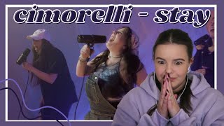 Cimorelli  Stay Rihanna Cover Reaction  Carmen Reacts [upl. by Eceryt]