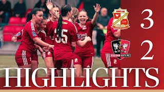 Match Highlights Swindon Town Women Development vs Exeter City Reserves [upl. by Innes895]