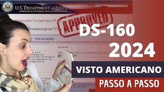 ✅2023 Como preencher a DS 160 – Passo a Passo Completo – Formulário para VISTO AMERICANO [upl. by Fowle]