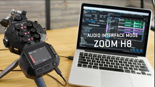 The Zoom H8  Audio Interface Mode [upl. by Robma]