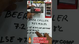 ELIWELL ID974 EASY PROGRAM TO BEER CHILLER [upl. by Koziarz852]