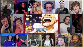 LUFFY FINALLY DEFEATS KAIDO One Piece Episode 1076 Reaction Mashup [upl. by Inness]