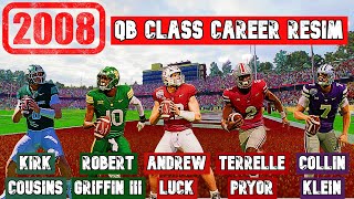 I recreated one of the BEST QB Classes to see how their careers would go in College Football 25 [upl. by Ymmij]