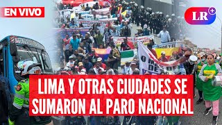 PARO NACIONAL del 23 de octubre con PROTESTA MASIVA en Lima y varias ciudades  EnVivoLR [upl. by Lyrac]