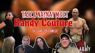 RANDY COUTURE TALKS ABOUT CHAMPION MINDSET AND MMA SNEAK PEEK ✨️ TAZZ KNOWS PODCAST NAYNAY [upl. by Netnert573]