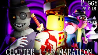 ROBLOX PIGGY RP FILM CHAPTER 110 MARATHON [upl. by Azirb]