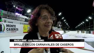 CARNAVALES ARTESANALES EN MONTE CASEROS GRACIELA BORRE [upl. by Hughmanick]