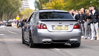 BMW M5 E60 with Eisenmann Exhaust  LOUD V10 Sounds [upl. by Channa921]