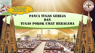 Panca Tugas Gereja Katolik  Pendidikan Agama Katolik Kelas XI SMA Xaverius Lubuklinggau [upl. by Adolphus226]