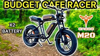 This Moped Style EBIKE Rips  Engwe M20 Test Ride  Review [upl. by Ainet]