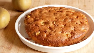 Gâteau aux pommes 5 min de préparation  🍎 [upl. by Gracia]