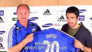 New Chelsea signing Deco on his new team and colleagues [upl. by Fletch]