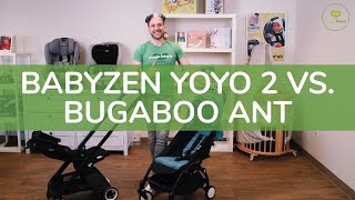 BABYZEN YOYO2 VS Bugaboo Ant  Stroller Comparison  Yoyo Review  Magic Beans [upl. by Jain]