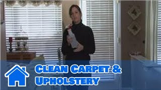 Housecleaning Tips  How to Clean Carpet amp Upholstery [upl. by Yedsnil]