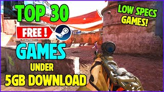 30 Awesome Free Steam Games Under 5GB Download Games for Low End PCs [upl. by Daitzman]