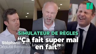 Ces députés expérimentent un simulateur de règles douloureuses [upl. by Hgielar]