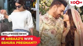 Arbaaz Khans wife Sshura Khan sparks PREGNANCY rumours [upl. by Sugirdor]