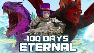 I Spent 100 Days in ARK Eternal Heres What Happened [upl. by Annaliese44]