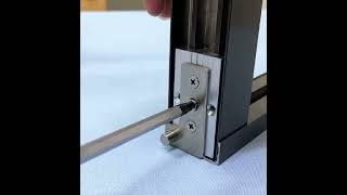 Concealed pivot hinge installation instruction for panoramic aluminum glass door newspacehospitality [upl. by Ezarra]