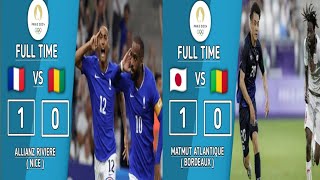 Olympics 2024 paris  France Vs Guinea  Football Match Results [upl. by Aleafar]