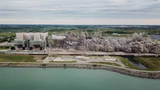 Nanticoke powerhouse demolition  Aug 22 2019 [upl. by Arbmik]