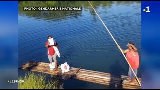 Ponérihouen  attestation de déplacement sur la rivière [upl. by Kcirednek]