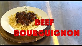 BOEUF BOURGUIGNON BEEF BURGUNDY frenchfood frenchrestaurant [upl. by Anasor]