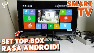 Set Top Box TV Digital Menjadi Smart TV Android  Upgrade STB Matrix Apple Merah HD V272 Terbaru [upl. by Aniloj]