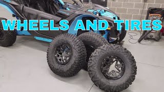 2018 CAN AM MAVERICK X3 XRC WHEELS AND TIRES [upl. by Normalie]