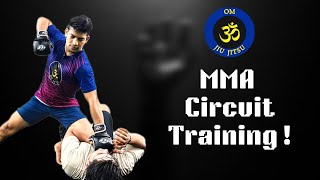 MMA Special Circuit Training  Strength amp conditioning part 02  mma omjiujitsu [upl. by Nalyr]